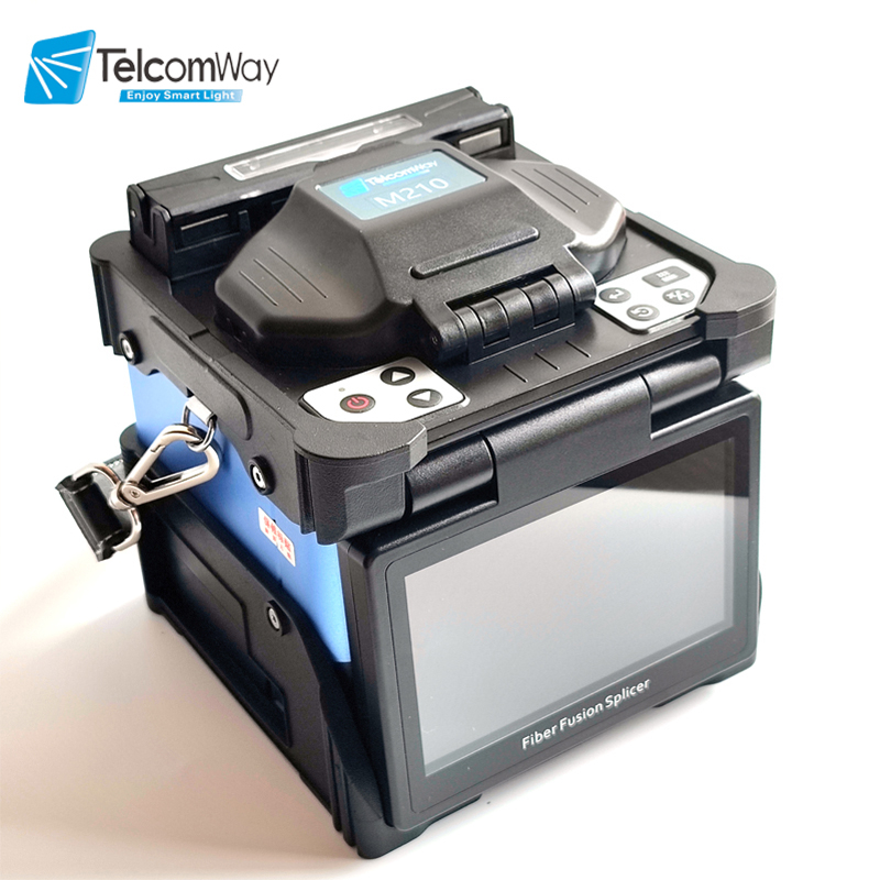 TelcomWay M210 光纖熔接機 六馬達長線主干工程熔纖機光纜接續機